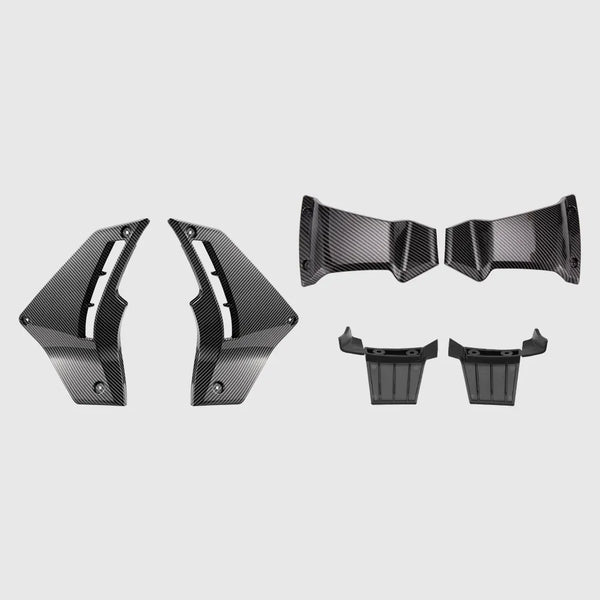 Front Grill Trims and Lower Fairing Panels for Ryker, Carbon Fiber Pattern