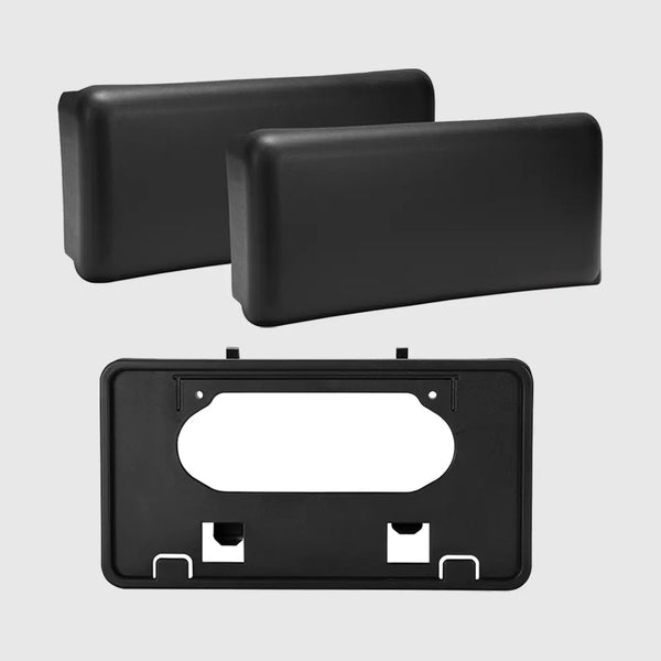 Front Bumper Guards & License Plate Bracket Set for Ford F150
