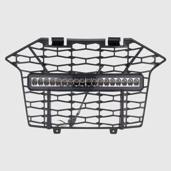 Front Mesh Grille with Light for Polaris RZR PRO XP