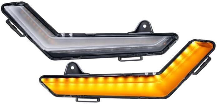 thumbnail image 2 of SAUTVS LED Turn Signal Daytime Running Lights For Can-Am Spyder, Front DRL Turn Signal With Yellow Flashing Lights For Can Am Spyder RT 2020-2025 Accessories (2PCS, Replace #219401024 2 of 14
