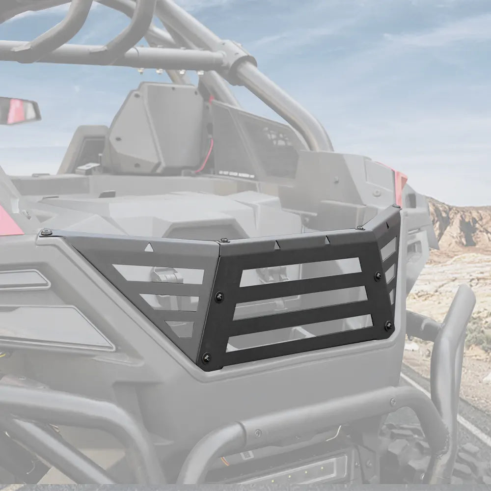 Z8 RZR PRO XP/PRO R UTV Rear Window Nets - Black Mesh Guard For Off-Road Protection