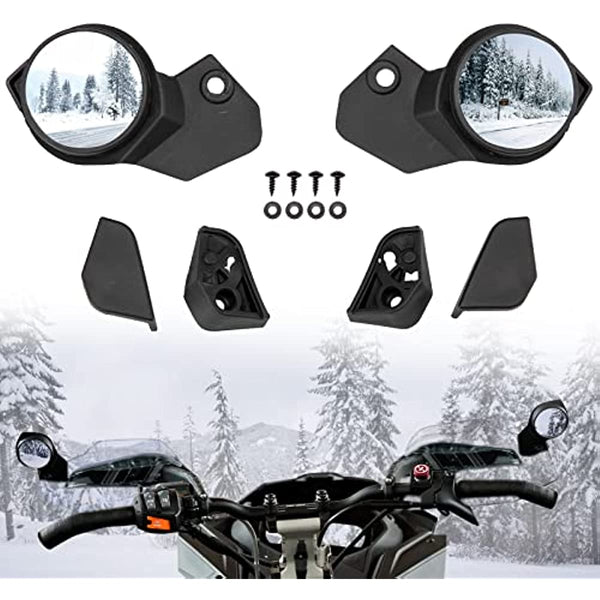 Snowmobile Hand Guard Rear Mirror for Ski-Doo,  Replace OEM #860200789