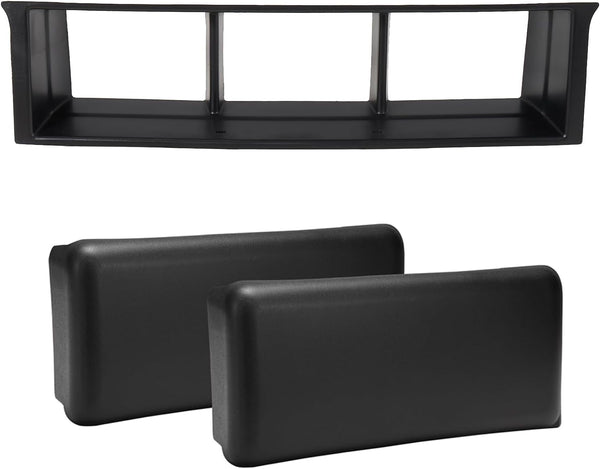 Front Bumper Guards Pads & Lower Center Cover for 2009-2014 Ford F150
