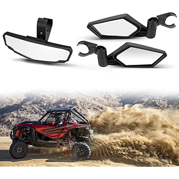 Rear Mirror & Side Mirrors Set for Honda Talon 1000