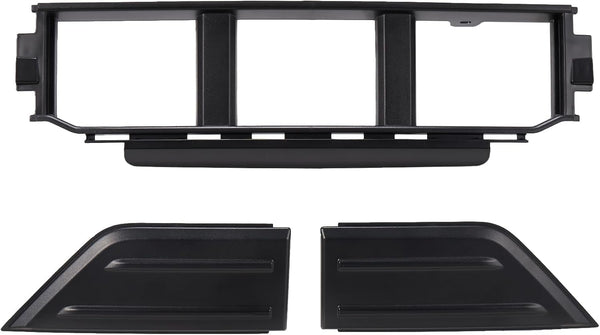 Front Bumper Guards Pads & Lower Center Cover for 2021-2023 Ford F-150