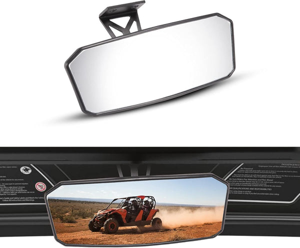 Convex Rear View Mirror for 2017-2024 Can am Maverick Trail Sport, Replace OEM # 715003638