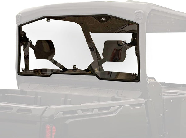 Full Rear Windshield for 2016-2024 Can Am Defender HD 5 HD 8 HD 9 HD 7 HD 10 MAX