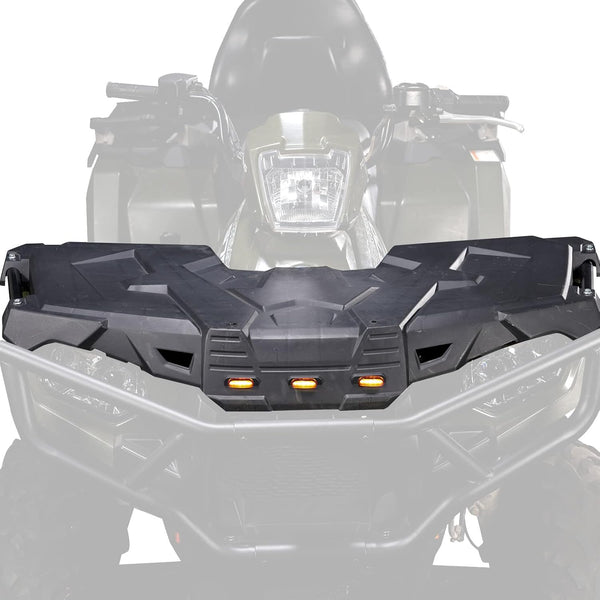Front Rack Assembly with LED Lights for 2017-2021 Polaris Sportsman 570 450,Replace OEM # 2636440-070