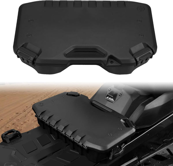 Modular Cargo Box with Lid Rear Cargo Storage Box for Can-Am Maverick 10L/2.6G Rugged Storage Box for X3 MAX, Trail, Defender & Commander Replace #715005494
