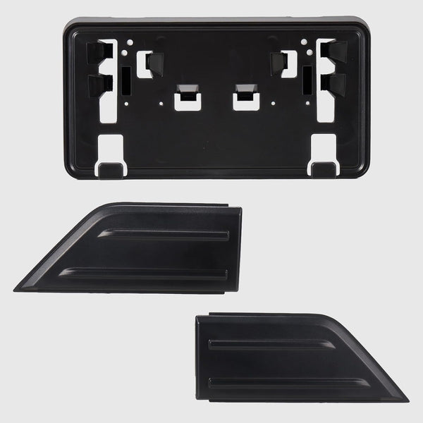 Front Bumper Guard Cover & License Plate Bracket for 2021-2023 Ford F150