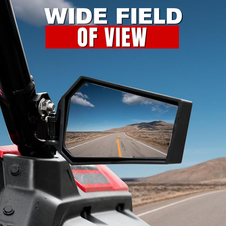Side Mirrors for Honda Pioneer 1000, Replace OEM # 0SV05-HL4-202