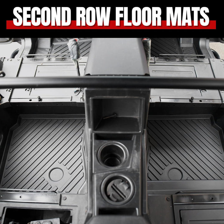 Front and Back Floor Mat for Polaris General XP 4 1000