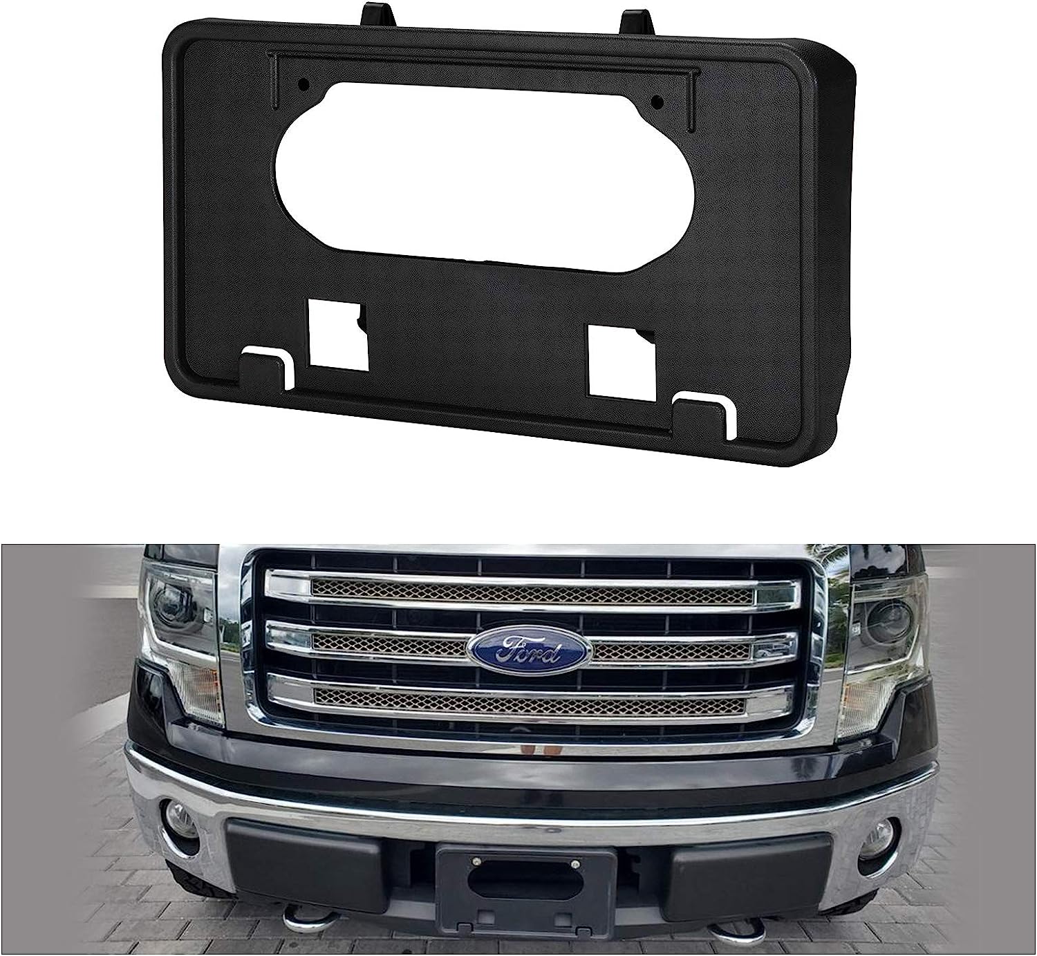 Front Bumper Guard Pads Caps Cover Fit For 2018-2020 Ford