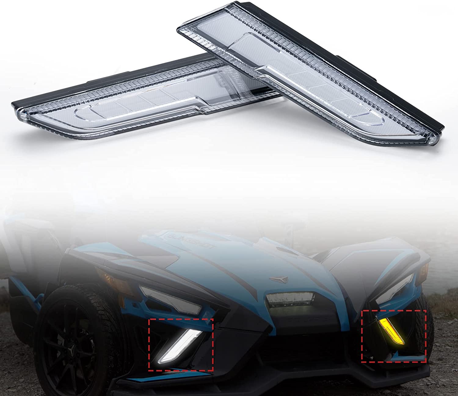 Third Brakelight Accent Trim Fits 2015-2026 Polaris Slingshot