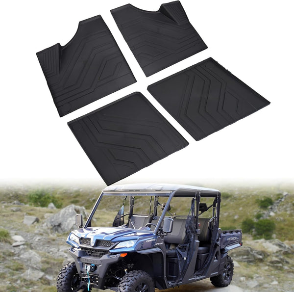 Front and Rear Floor Mats for CFMOTO UForce 1000 2019-2025/1000 XL 2022-2025 Accessories,4 Seater