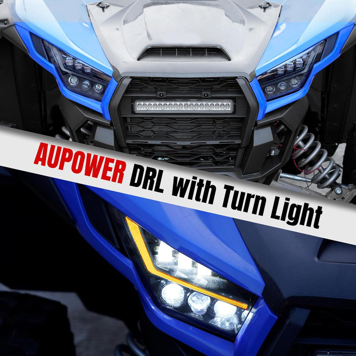 Headlights for Kawasaki Teryx KRX 1000, Replace #23004-0393