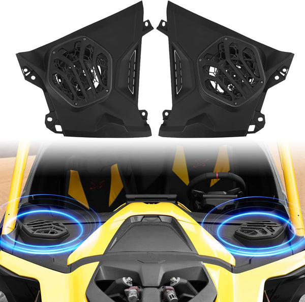 Front Dash Speaker Pods Panels for Can Am Maverick R 2024+