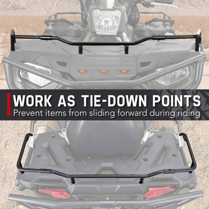 Yamaha Rear Rack Extender Front and Rear Bumper & Rack Extender Set for Polaris Sportsman 570 / ...