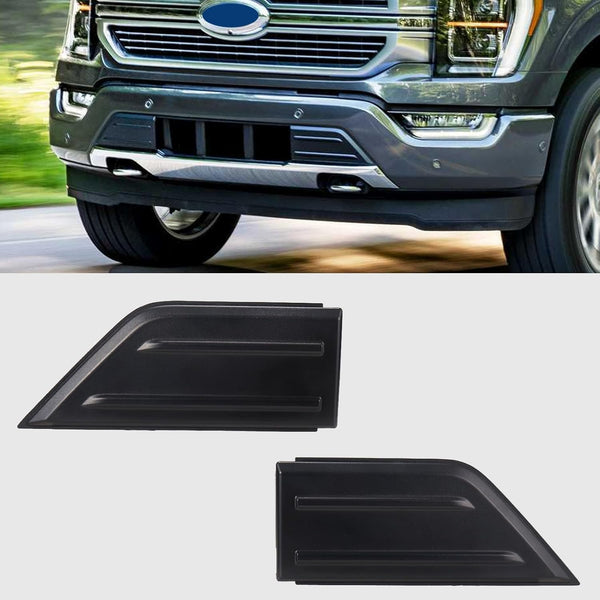 Front Bumper Guards Pads for Ford F150 2021 2022 2023, Replace # ML3Z-17E810-AA, ML3Z-17E811-AA