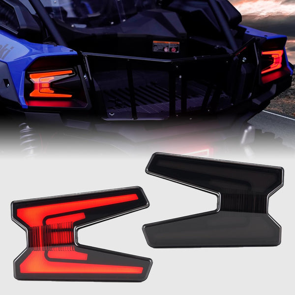 LED Tail Lights for Kawasaki KRX 1000 2021-2024, Replace OEM # 23024-0005