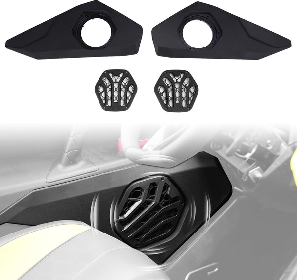 Front Door Speaker Pods Kit for Can Am Maverick R MAX X RS 2024+