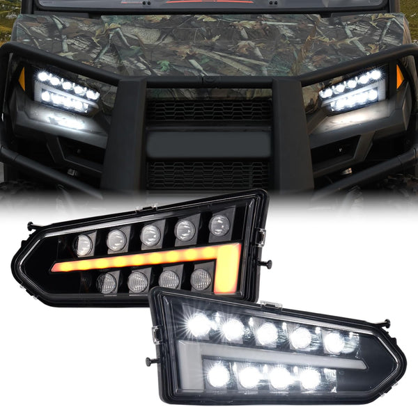 LED Headlights Assembly for Polaris Ranger 570 Mid Size Accessories
