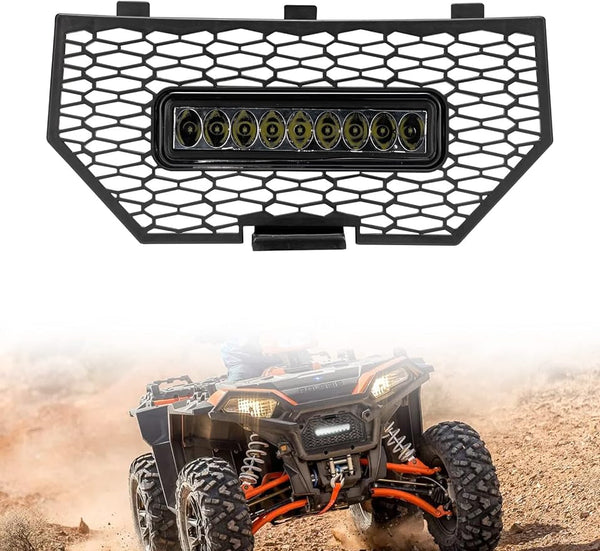 ATV Front Mesh Grill with Light for Polaris Sportsman XP 1000 / SP 850