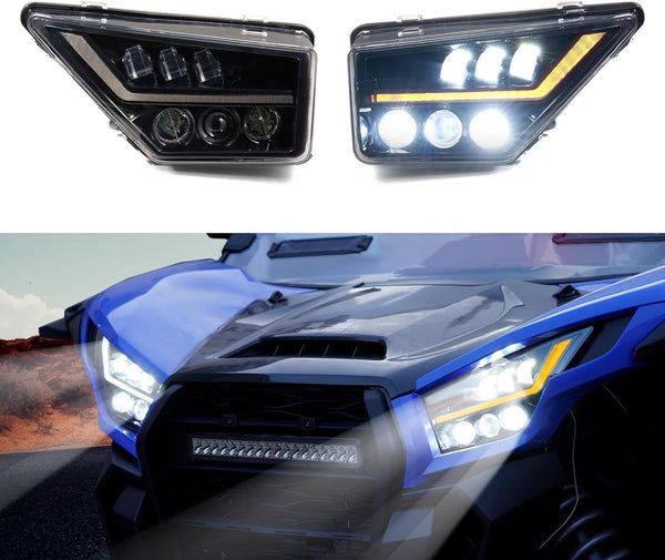 Headlights for Kawasaki Teryx KRX 1000, Replace #23004-0393