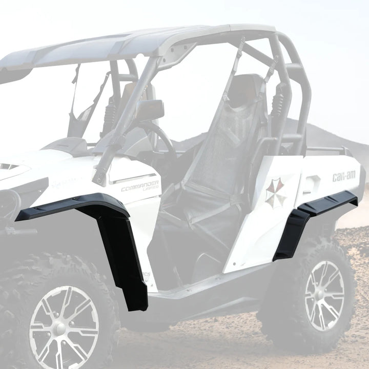 Front and Rear Wider Fender Flares Kit for Can-Am Commander