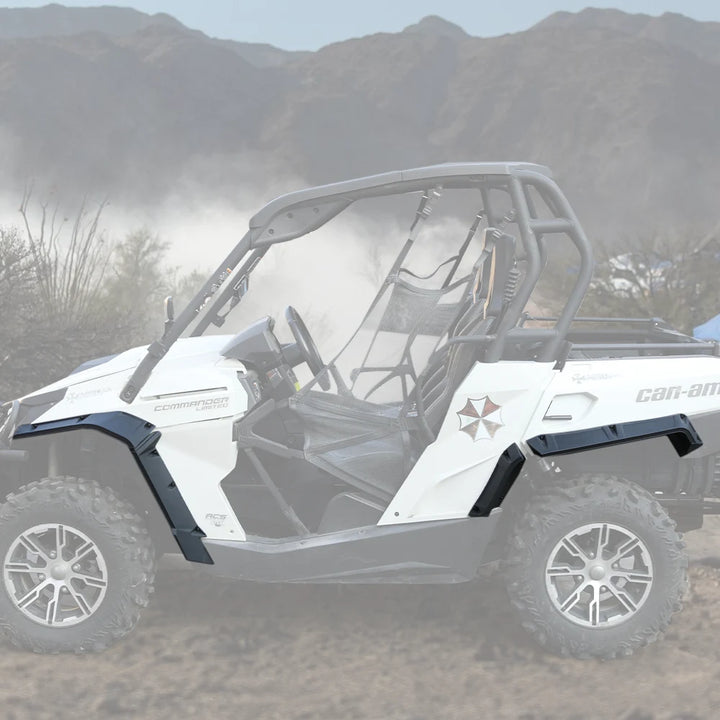 Front and Rear Wider Fender Flares Kit for Can-Am Commander