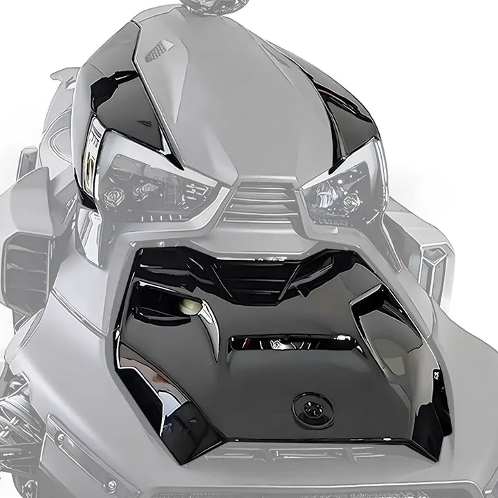 LUXEMOTO Hood Accent Panel For Can-Am Ryker 600 900 & Rally Edition - ABS Plastic Replacement Panel (Red, Replaces OEM #219400873)