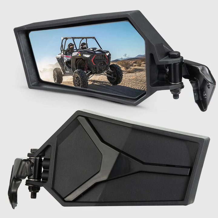 Rear View Mirrors and Side Mirrors Kit for Polaris RZR