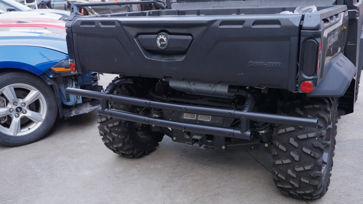 How to install the rear bumper for Can-Am Defender