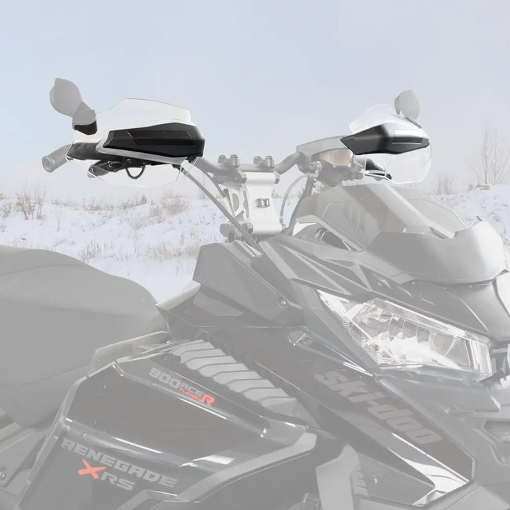 Transparent Handguards for Ski-Doo REV, Replace OEM #??60200789