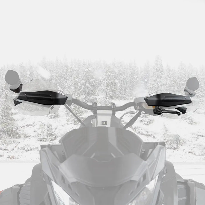 Transparent Handguards for Ski-Doo REV, Replace OEM #??60200789